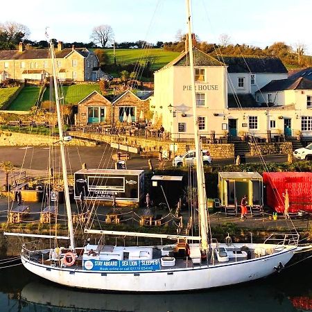 Stunning Yacht Sea Lion In Charlestown Harbour, Cornwall Hotel Exterior photo
